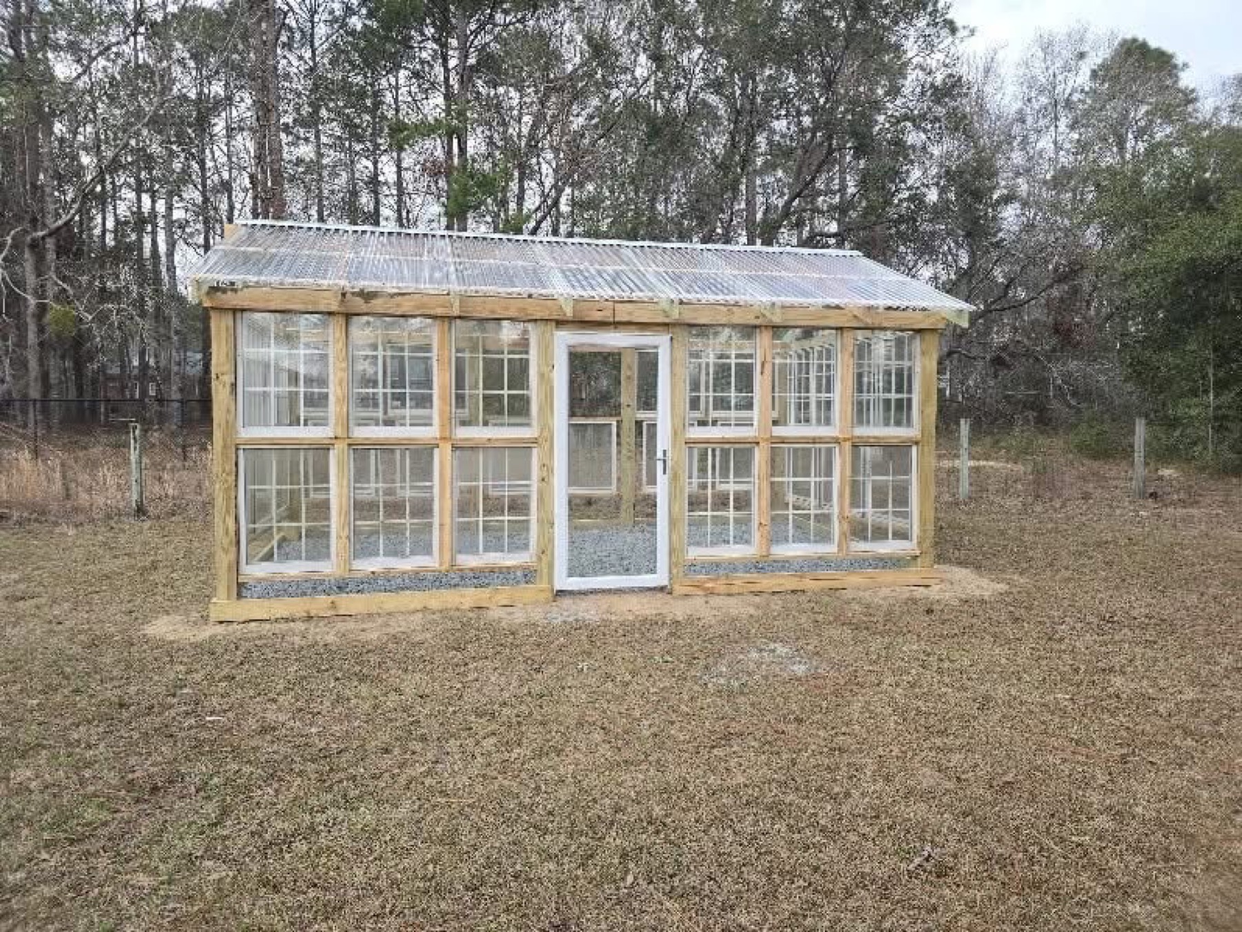 Greenhouse, front elevation