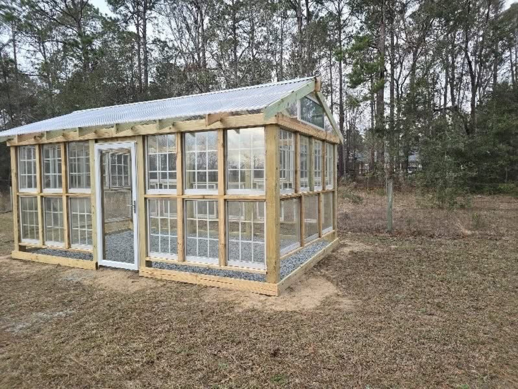 Greenhouse, corner view